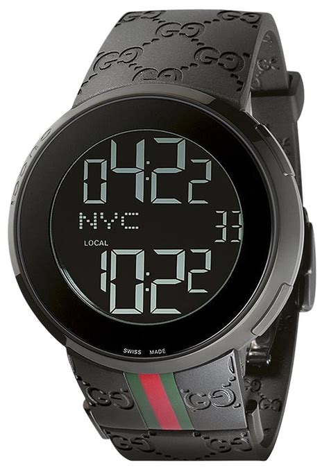 orologio gucci digitale nero|FARFETCH .